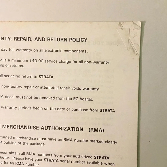 Vintage 1990 Hot Shots Tennis Strata Instruction Arcade Game Manual - Picture 8 of 16